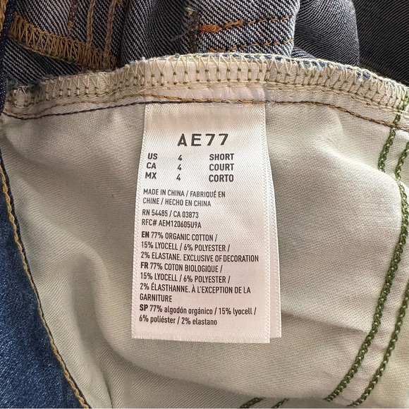American Eagle AE77 Premium High-Rise Flare Jean size 4 Short NEW NWOT - Picture 4 of 14